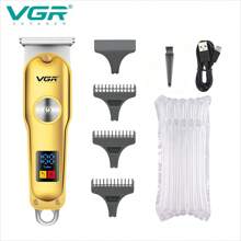 VGR Professioneller USB wiederaufladbarer Haarschneider Elektrischer Trimmer kabellos für Männer V-290-Gold-ohne Box - Gold - Übersicht 3