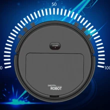Swivel Sweeper Rechargeable Battery Automatic Intelligent Smart Sweeper Robot Side Brush Sweeping Wifi Home Appliance Decoration - Preto - Visão 6
