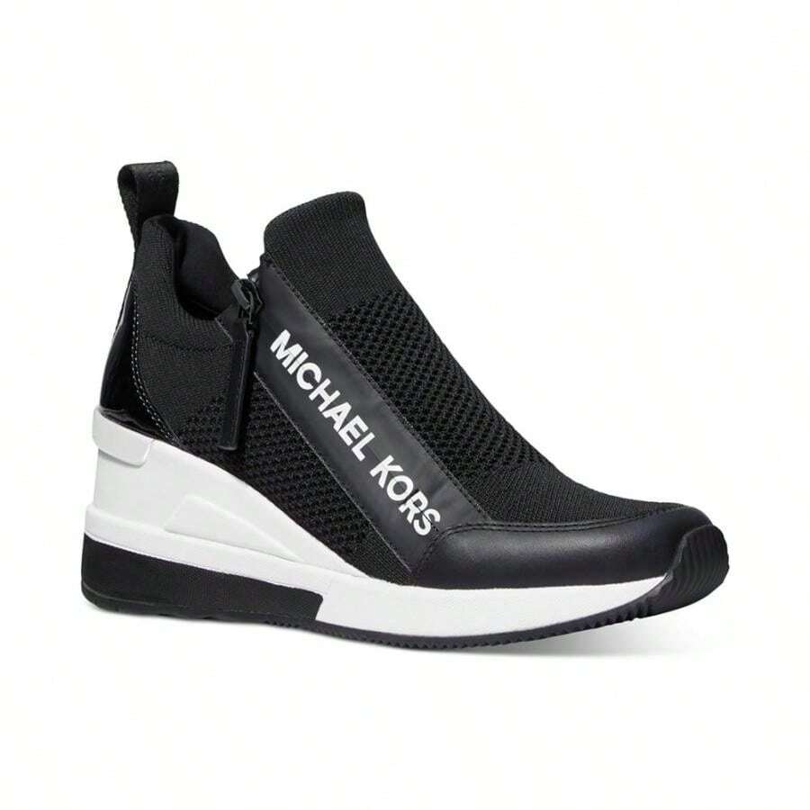 Michael Kors Women's Willis Wedge Trainer Sneakers - Black - View 1