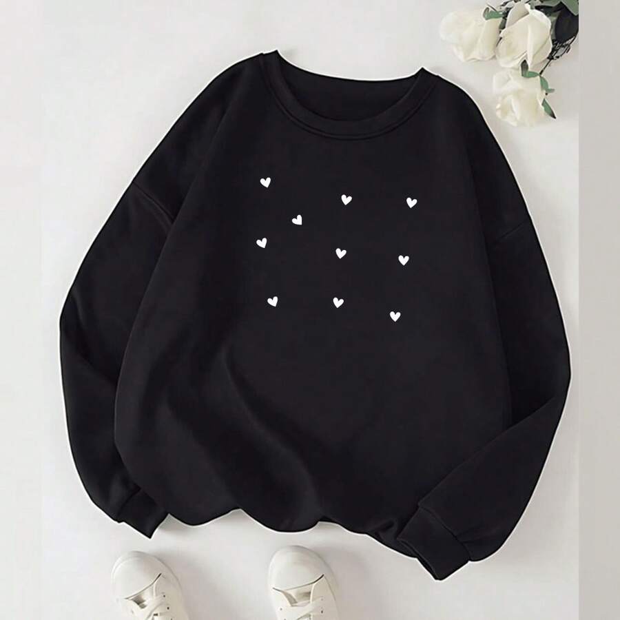 Women Sweatshirts - 黑色 - 查看 1