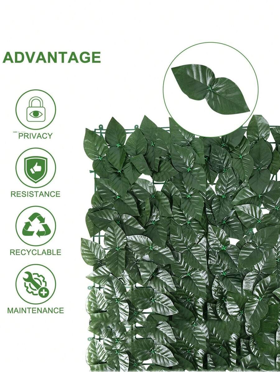 Valla Balcon Hiedra Artificial Para Colgar, Red Hojas Artificiales,  Balcones, Balcones Retticha, Pantalla Privada, Se Pueempalmar, Desmontar Y  Cortar Seto Artificial, image size:900x1198