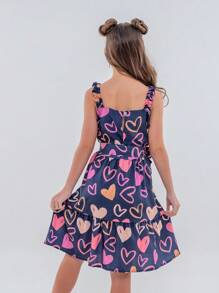 Tween Girls Dresses - 藏蓝色 - 查看 3