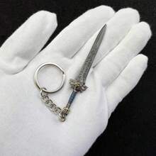 9厘米迷你魔兽世界宝剑钥匙扣系列汽车配饰包包挂饰背包上学信件可爱哥特Y2K圣诞礼物创意包包挂绳带证件夹汽车配饰包包挂饰汽车配饰老师朋友姐妹 - As Shown In the Picture - 查看 3