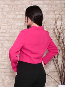 Women Coats - Màu Hồng Tươi - Xem 6