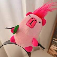 Cute Capybara Hair Clip Doll Headband For Women, Funny Headpiece For Outdoor Photography And Hair Styling - Multicolor - View 8