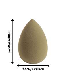 4入組雙用途化妝棉，非乳膠化妝棉，可重複使用和清洗，適用於粉末和液態，柔軟蓬鬆，適合男女日常妝容，適合在日常和旅遊中使用的便攜式必備品 - 墨綠色 - 查看 4