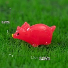 Solid Color Jurassic Dinosaur Model Resin Material Miniature Small Dinosaur Figures Triceratops, Pterosaur, Tyrannosaurus Rex Desktop Room Decoration. Beautifully Colored Dinosaur As Small Gift Or Reward For Children, And Mini Landscape. - Multicolor - View 10