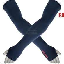 Men Arm Sleeves - Màu xanh hải quân - Xem 1