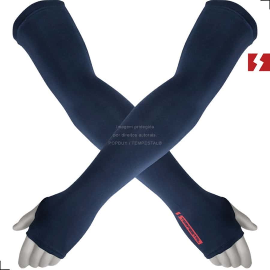 Men Arm Sleeves - Màu xanh hải quân - Xem 1