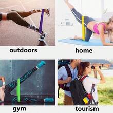5 Cái/bộ Dây kháng lực tập Yoga với vòng cao su, Huấn luyện viên sức đề kháng khi tập thể dục để làm săn chắc và săn chắc cơ mông, Dây kháng lực đàn hồi cho bài tập Yoga - Nhiều màu - Xem 5