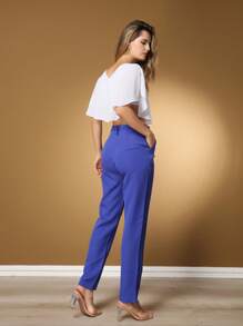 Women Pants - Royal Blue - View 5