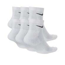 Nike Unisex 6-Pk. Dri-FIT Quarter Socks - White - View 3