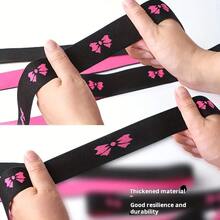 Edge Melt Band With Ear Protector For Lace Wigs Elastic BandWith Logo Personalized For Laying Lace Edge Hair Band - Hot Pink - View 8