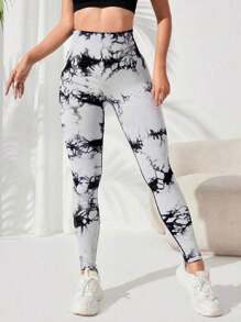 Women Sports Leggings - White - View 4