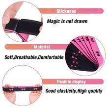 Edge Melt Band With Ear Protector For Lace Wigs Elastic BandWith Logo Personalized For Laying Lace Edge Hair Band - Hot Pink - View 6