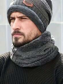 Men Hat Set - Grey - View 5