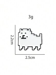 1 Máy Tính Sinh Viên Trẻ Em Hình Học Cún Con Hình Chữ Cái Tiếng Anh Sáng Tạo Hoạt Hình Thổ Cẩm Đảng Hàng Ngày Quà Tặng - Đen và trắng - Xem 6