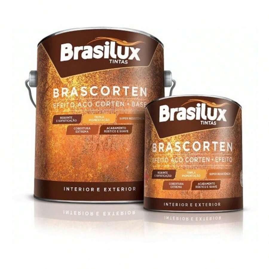 Tinta P/Efeito aço corten especial ferruge consmo 900ML - Bronze - Visão 1