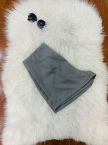 Women Shorts - Grey - View 3