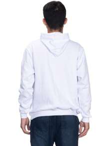 Men Hoodies - 白色 - 查看 2