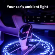 USB A轉Type C充電線，適用於所有Type C裝置的充電數據線 - 藍色 - 查看 4