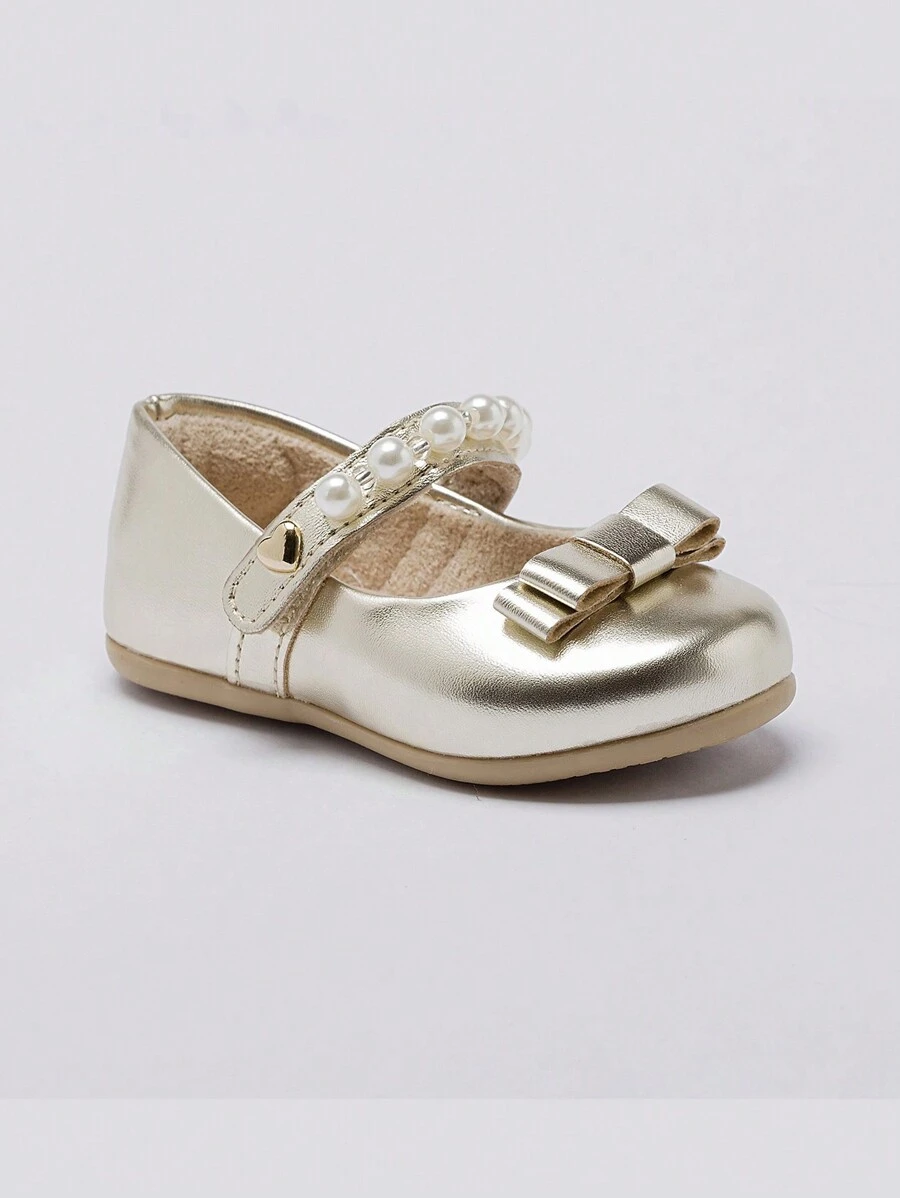Kids Flats - Gold - View 1