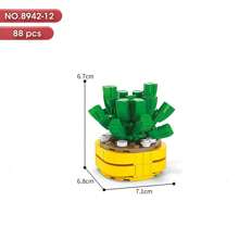 [2024 New Arrival] Lele Brothers Floral Master Building Block Potted Plants Toy, Creative Assembly Room Decoration - 8942 Flower Art Master - View 15