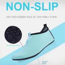 1 Pair Of Men's And Women's Diving, Snorkeling, Wading And Swimming Shoes, Soft-Soled, Non-Slip, Breathable And Lightweight Beach Socks, Yoga And Fitness Shoes, Beach Shoes, Quick-Drying Thin Wading Trail Shoes, Snorkeling And Diving Shoes - Multicolor - View 5