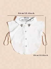 女士时尚手工串珠水钻仿项圈。这款百搭仿项圈是各种场合的必备配饰。 - 彩色 - 查看 4