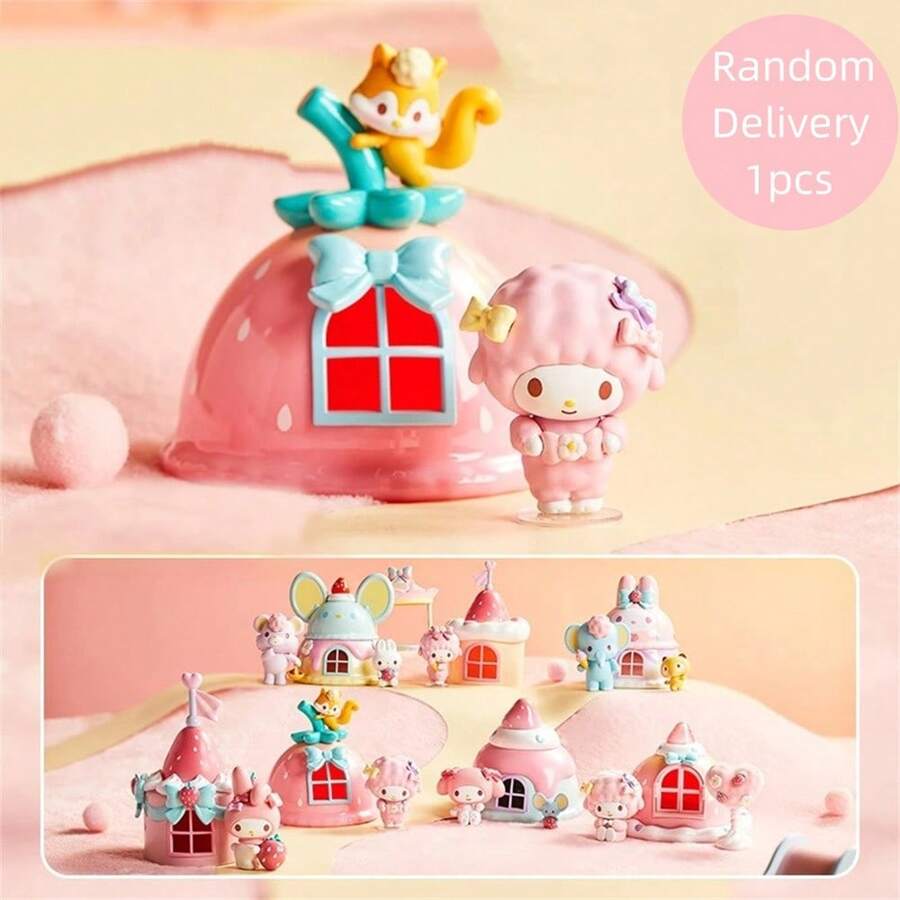Miniso Sanrio Characters 我的美乐蒂/我的甜心钢琴家系列盲盒摆件玩具公仔礼物（随机发货，1件）