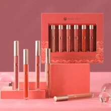 18-Piece Makeup Set 6 Matte Mist Lipstick Gift Set &6 Lip Oil Set &6 Pearl Rotating Waterproof Brightening Eyeshadow Pen Set - 彩色 - 查看 8