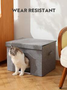 可摺疊鋁箔冰垫冷卻貓屋，50*40*35cm，適用於16kg以下的寵物，有三種顏色可選 - 彩色 - 查看 5