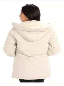 Women Trench Coats - 奶油色 - 查看 3