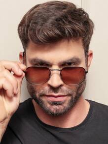Men Fashion Glasses - 棕色 - 查看 3