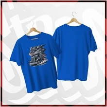Men T-Shirts - 寶藍色 - 查看 2