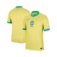Nike 男款黄色巴西国家队 2024 年主场比赛正品球衣 - 黃色 - 查看 1