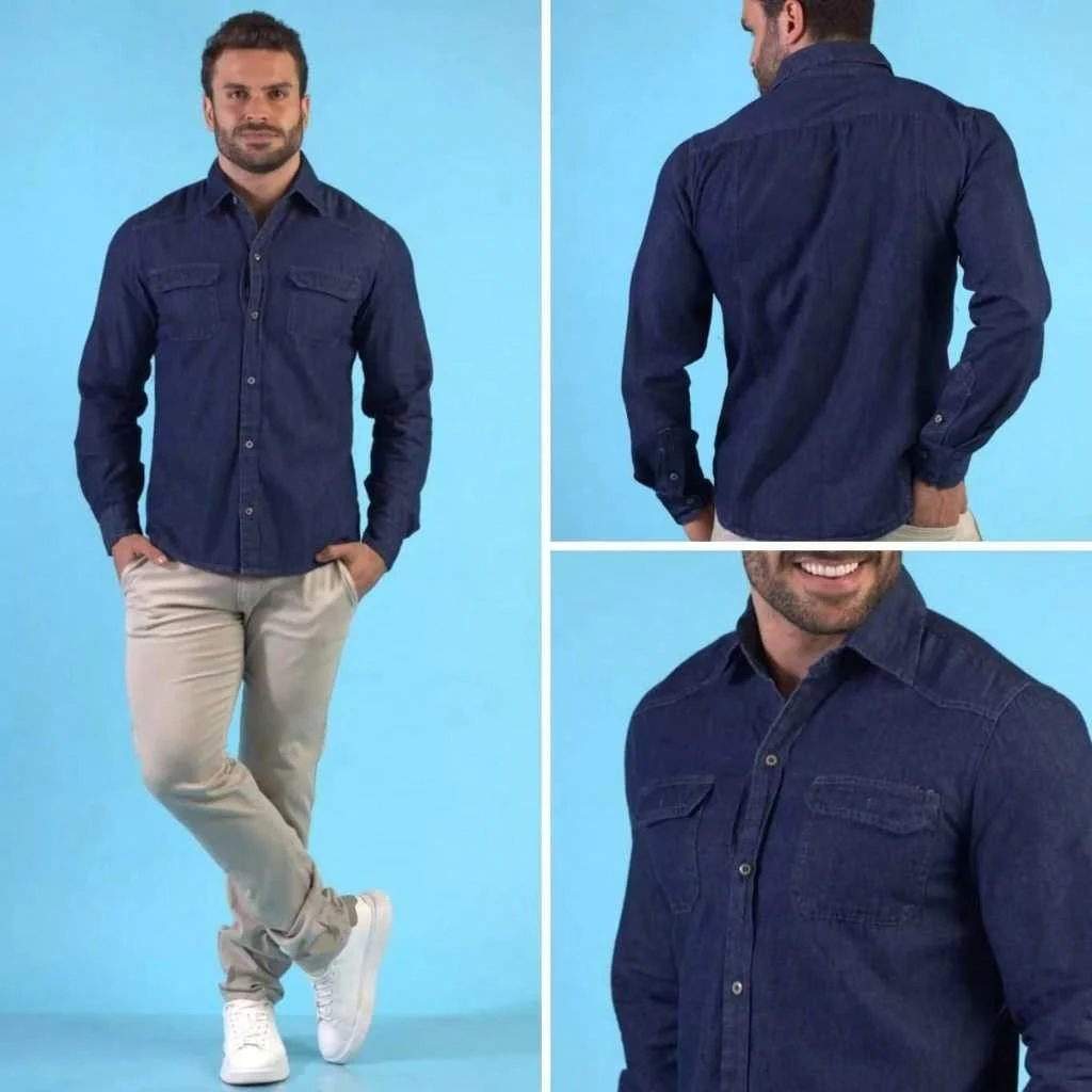 Men Jackets & Coats - 藏蓝色 - 查看 1