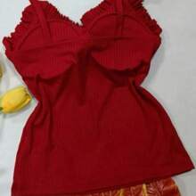 Women T-Shirts - 紅色 - 查看 2