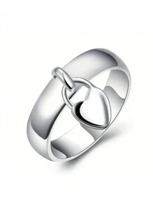 1 PC Elegant S925 Sterling Silver Rings Wedding Jewelry For Women Fine Jewelry