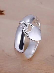 1 PC Elegant S925 Sterling Silver Rings Wedding Jewelry For Women Fine Jewelry