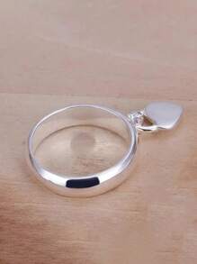 1 PC Elegant S925 Sterling Silver Rings Wedding Jewelry For Women Fine Jewelry