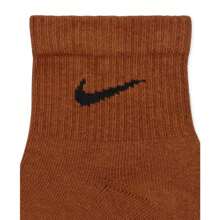 Nike Unisex 6-Pk. Dri-FIT Quarter Socks - Multi Maroon - View 3