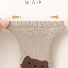 5 双幼儿防滑袜子，柔软卡通儿童袜子，适合男孩和女孩，四季皆宜