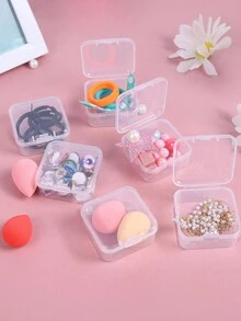 Transparent Plastic Storage Box, Diamond Painting Toolbox Container, Suitable For Art DIY, Handicrafts, Jewelry Accessories, Pills, Sewing, Beads Sorting Storage, 4.6x6.5x2.3 Inches,14 Small Boxes In Large Box - Multicolor - View 7