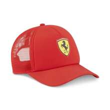 Puma Mũ lưỡi trai Snapback Trucker  Race Logo Shield dành cho nam - Đua xe đỏ - Xem 1