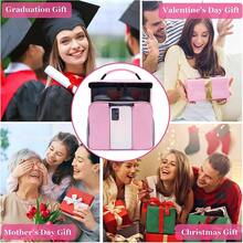 1 Bolsa de ducha de malla, portátil, esencial para el hogar, el dormitorio, el baño, el gimnasio, el viaje y el camping. Bolsa de mano para ducha con cesta colgante de secado rápido, bolsa de inodoro, bolsa de maquillaje y bolsa de almacenamiento (negro y rosa) - Multicolor - Ver 4