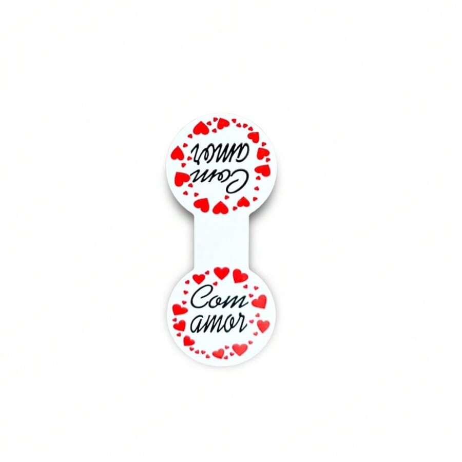Label Stickers - Red and Black - View 1