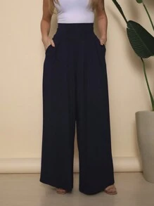 Women Pants - 藏蓝色 - 查看 5