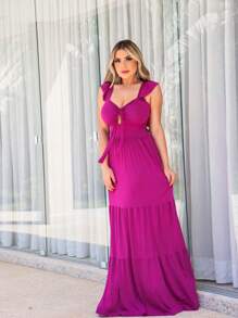 Women Dresses - Màu Hoa hồng đỏ - Xem 1