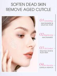 SKINEVER菸酰胺去角質霜 55ml單支，軟化死皮細胞，修護和提亮肌膚，適合所有皮膚類型，特別適合中性/油性皮膚SE003 - 無色 - 查看 9